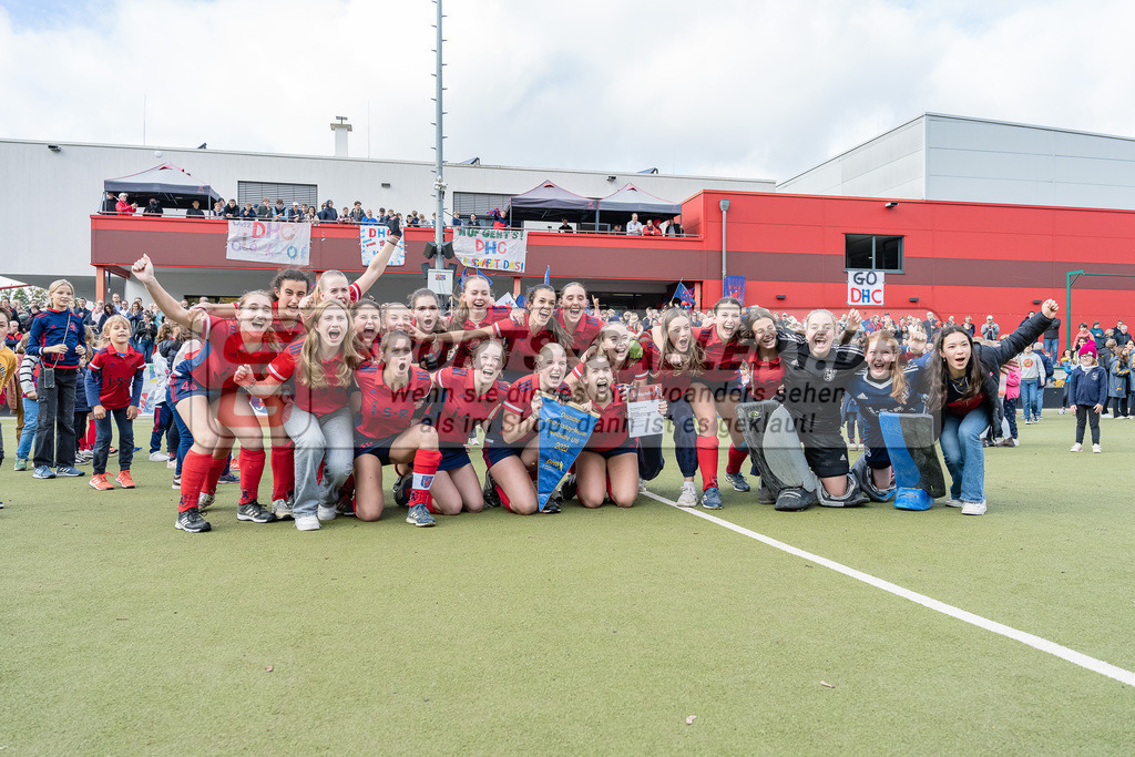 HK_20231022_106229 | Finale Deutsche Meisterschaft Feld WU16 Uhlenhorst Mülheim - Düsseldorfer HC am 22.10.2023 DHC, Düsseldorf ,