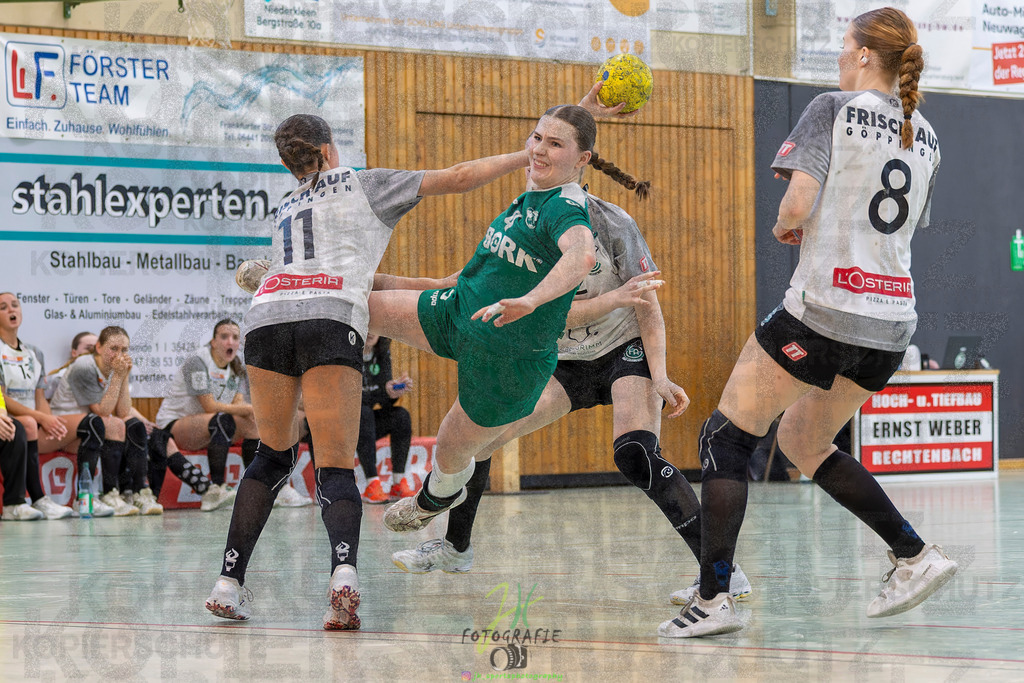 Jugendbundesliga wJA, Pokalrunde, HSG Kleenheim/Langgöns - Frisch Auf Göppingen | Jugendbundesliga wJA, Pokalrunde, HSG Kleenheim/Langgöns - Frisch Auf Göppingen am 28.02.2026 in Oberkleen (Weidig-Halle)Photo © 2026 - Jörg Heinrich - Realisiert mit Pictrs.com