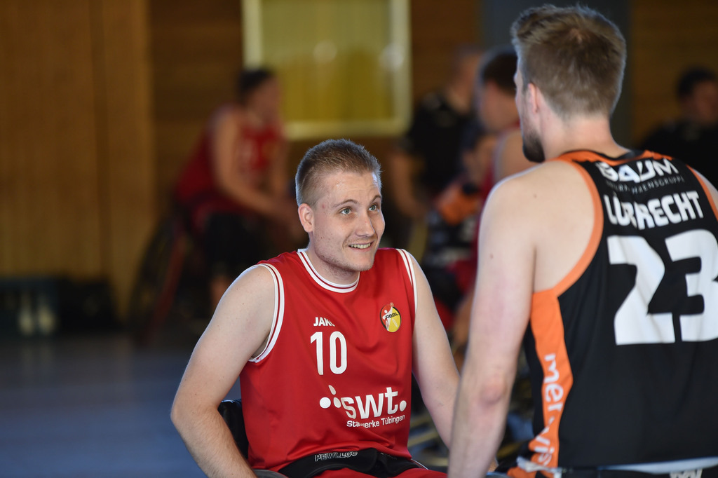 2024-10-26-0620 | RSKV Tuebingen vs. Hannover United 2, Rollstuhlbasketball, 2. Bundesliga Sued, 3. Spieltag, Saison 2024/2025, 26.10.2024, Foto: Ralph Kunze - Realisiert mit Pictrs.com