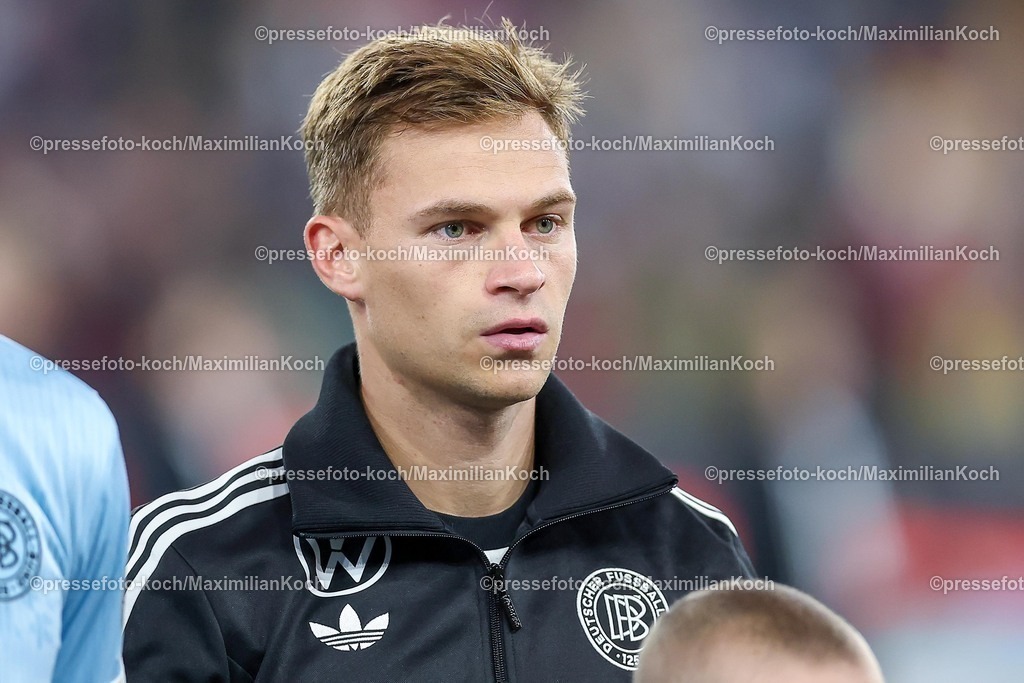 DFB10102502079 | 10.10.2025, Fußball, Länderspiel, Deutschland - Luxemburg, UEFA WM-Qualifikation, 2025/2026, Gruppe A, PreZero Arena in Sinsheim: Joshua Kimmich (GER #06) DFB regulations prohibit any use of photographs as image sequences and or quasi-video.