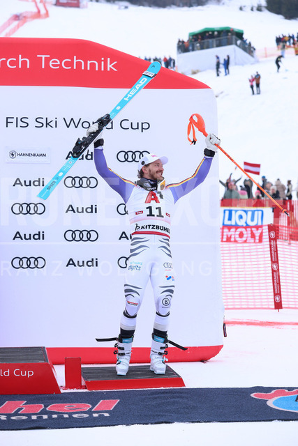 Audi FIS Ski World Cup: Men’s Slalom – Hahnenkamm Race, Kitzbuehel | Kitzbuehel, Austria, 25.Jan.26 - Alpine Skiing - FIS World Cup, Hahnenkamm Race, Slalom, men. The image shows STRASSER Linus (GER, Head).