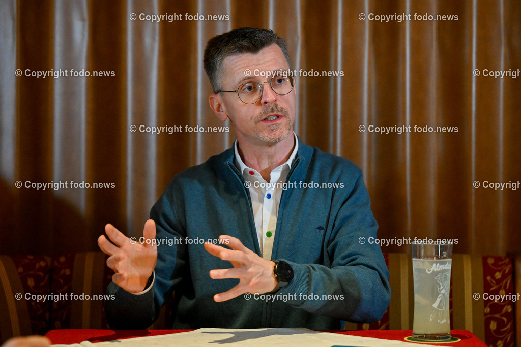 Joachim Aigner (MFG_ Bundesparteiobmann)_ 24.02.2023-13 | 24.02.2023, Wels, AUT, Joachim Aigner (MFG, Bundesparteiobmann), im Bild Joachim Aigner (MFG, Bundesparteiobmann)