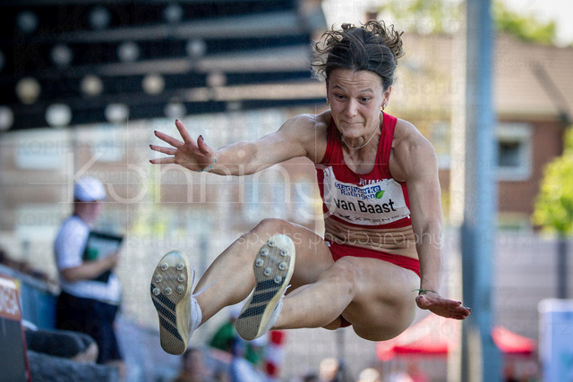 Multisport Event; Ratingen, 28.06.2026 | RATINGEN, GERMANY - JUNE 28, 2026 : Hanna van Bast (NED / Netherlands) competing in the heptathlon’s long jump during the Multisport Event at Stadion Ratingen on June 28, 2026 in Ratingen, Germany.