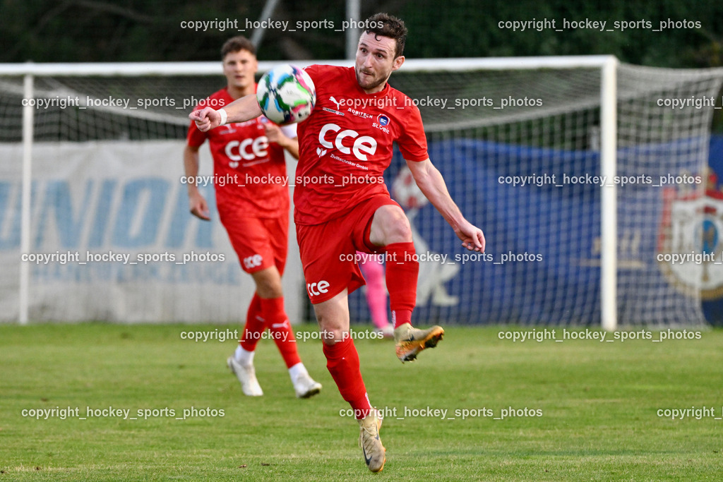 SAK vs. SC St. Veit | #9 Julian Brandstätter SC St. Veit, SAK vs. SC St. Veit, SAK vs. SC St. Veit am 19.09.2025 in Klagenfurt (Sportpark Welzenegg), Austria, (Photo by Bernd Stefan)