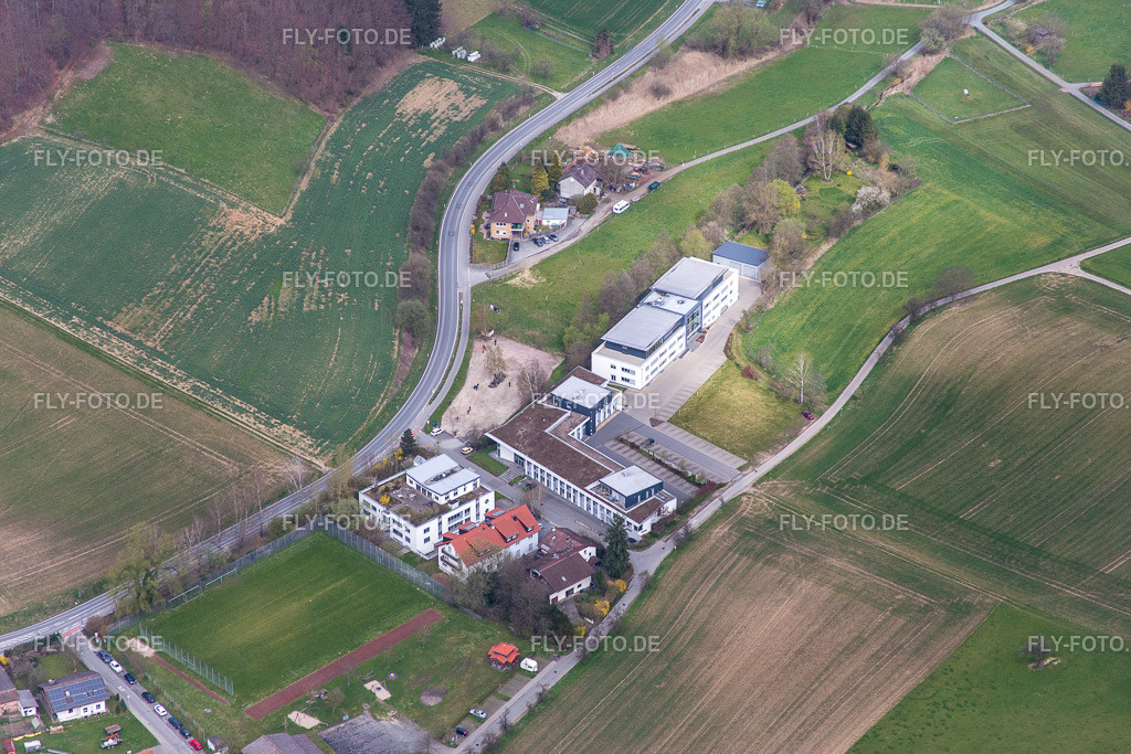 REA Elektronik | Luftbild: REA Elektronik im Ortsteil Waschenbach in Mühltal im Bundesland Hessen in Deutschland. Foto: IMG_077236.jpg vom 12.04.2015 durch Werner Riehm/FLY-FOTO.de - Realisiert mit Pictrs.com