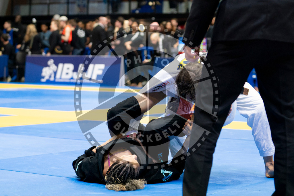 20240124PBB02321 | Fighters compete during the second day of the IBJJF European Championship in Paris, France, on January 24, 2024.