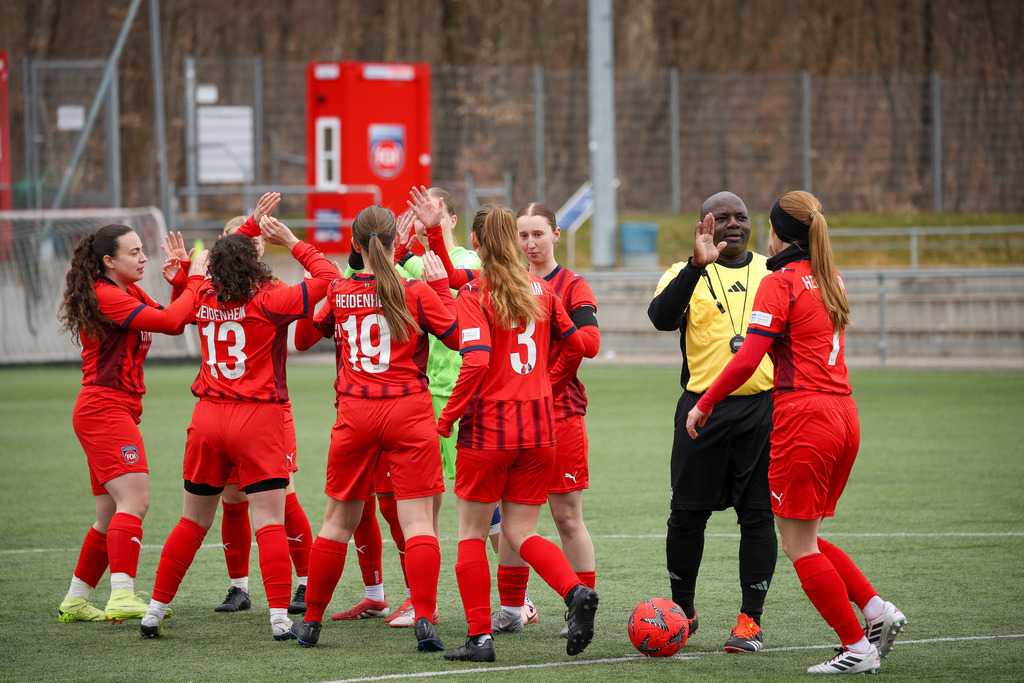 20260329-FCH-HS_004 | 1.FC Heidenheim 1846 II vs. SGM Hohenmemmingen/Sontheim, Fußball, Frauen, Bezirksliga, 2025/2026, 14. Spieltag, 29.03.2026 in Heidenheim, Kunstrasen b. Voith-Arena West(Foto: Michael Bulling) - Realisiert mit Pictrs.com