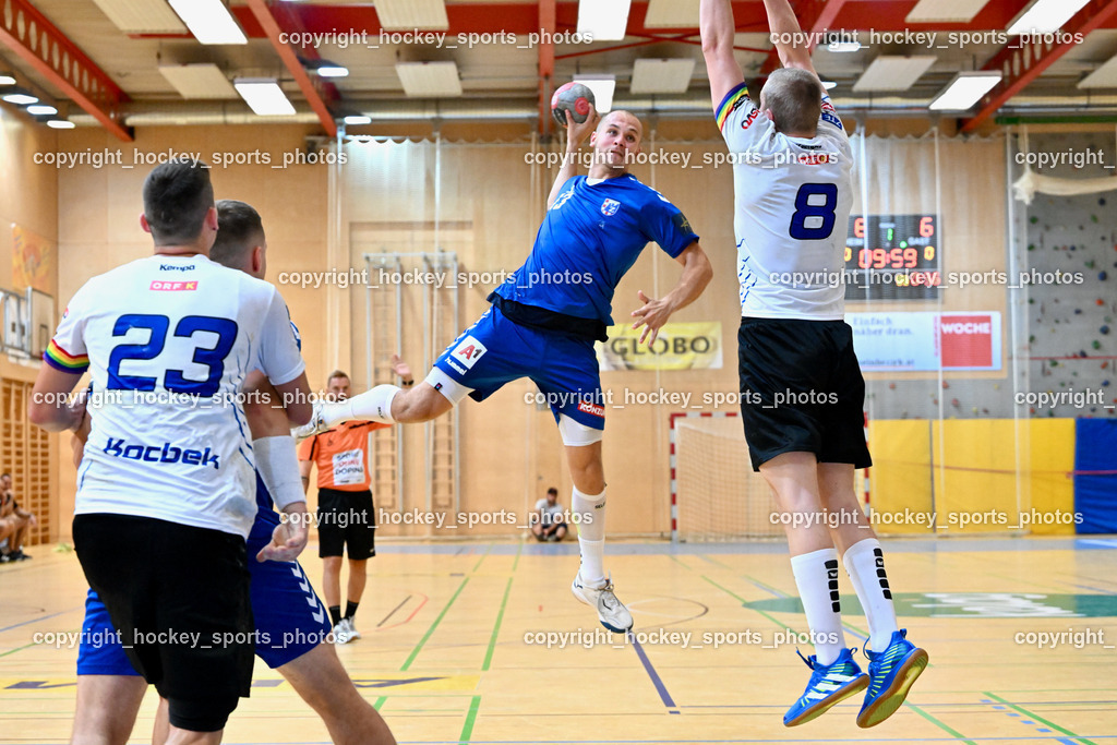 SC Ferlach vs. RK Zagreb 24.8.2023 | #23 Kocbek Jure, #13 Edin Klis, #8 Knapp Simon
