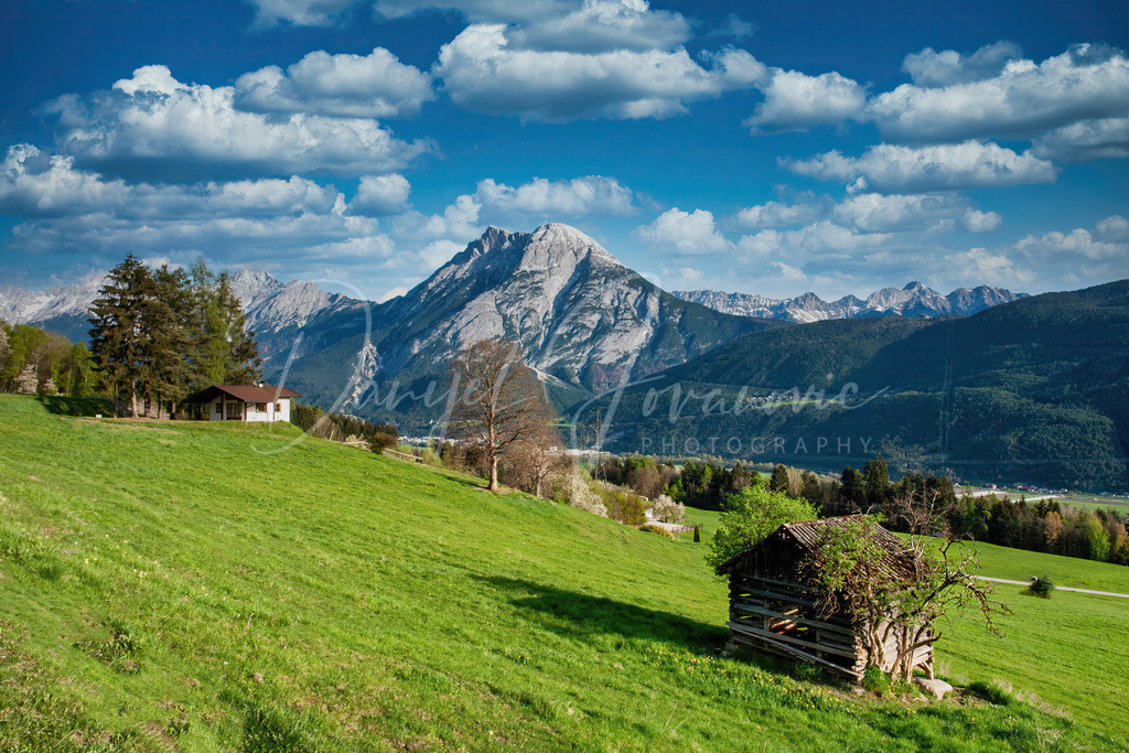 Flaurlingberg | Blick vom Schwaighof auf die Hohe Munde