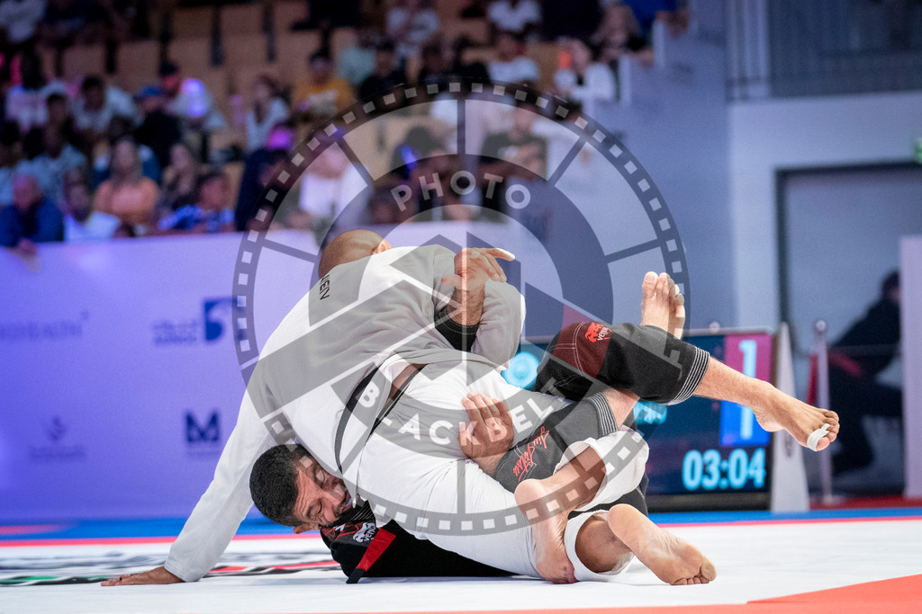 20231107PBB5990 | Fighters compete during the AJP World Master Championship in the Mubadala Arena in Abu Dhabi, Arab United Emirates, on November 7, 2023.
