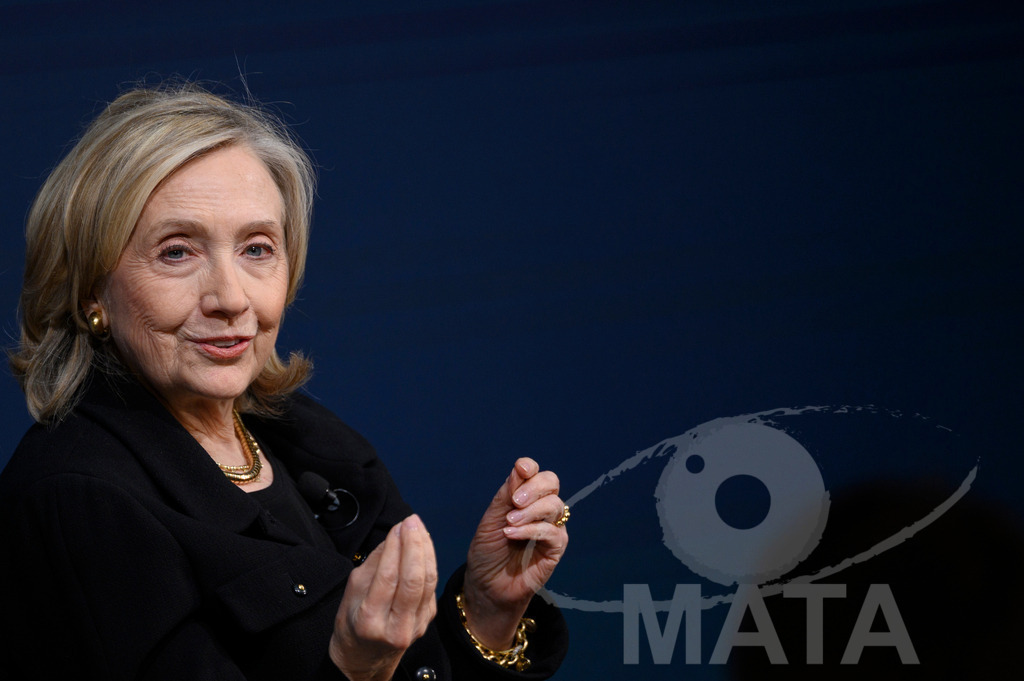 _DWI2990 | Die US-Politikerin Hillary Clinton auf der Veranstaltung Bridging Scholarship and Statecraft im Rahmen der Münchner Sicherheitskonferenz 2026. München, 13.02.2026 Bayern Deutschland  - Realisiert mit Pictrs.com