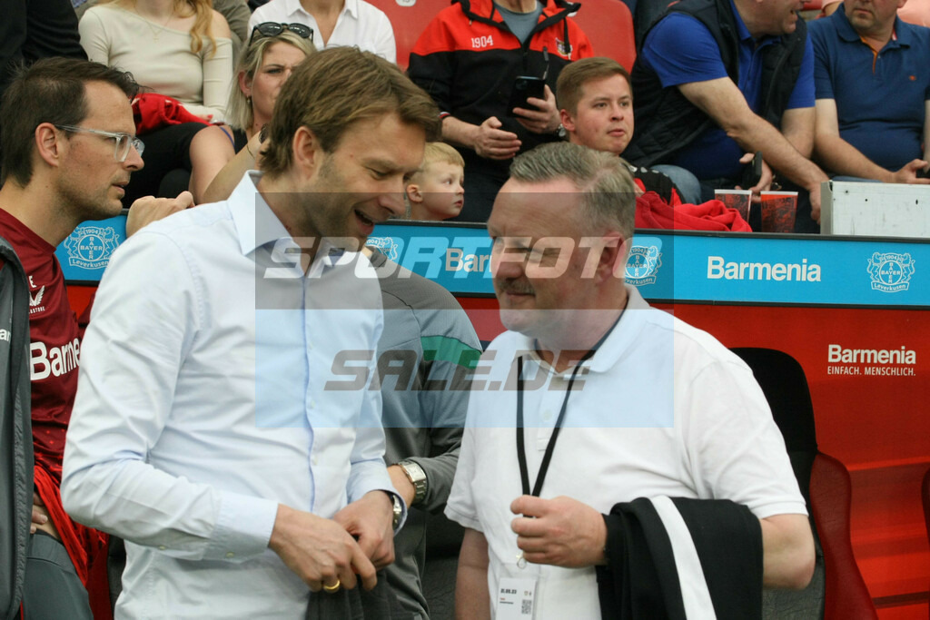 Bayer 04 Leverkusen - Borussia Mönchengladbach | Simon Rolfes und Roland Virkus - © Sportfoto-Sale (MK) - Realisiert mit Pictrs.com
