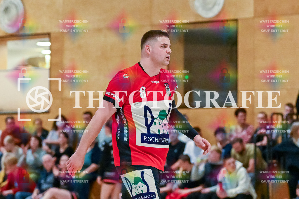 GER, SG Maulburg/Steinen - TuS Ringsheim, Handball, Landesliga Suedbaden, 22. Spieltag, Saison 2024/2025, 23.03.2025 | Tim Lindner (SG Maulburg/Steinen, #09)GER, SG Maulburg/Steinen - TuS Ringsheim, Handball, Landesliga Suedbaden, 22. Spieltag, Saison 2024/2025, 23.03.2025Foto: TH Fotografie/Thomas Hess