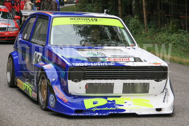 International Hill Climb Esthofen – St. Agatha 2008    | Race car action at the International Hill Climb Esthofen – St. Agatha, held on September 20–21, 2008, in Upper Austria. The image shows PROBST Franz (VW Golf), 351.     