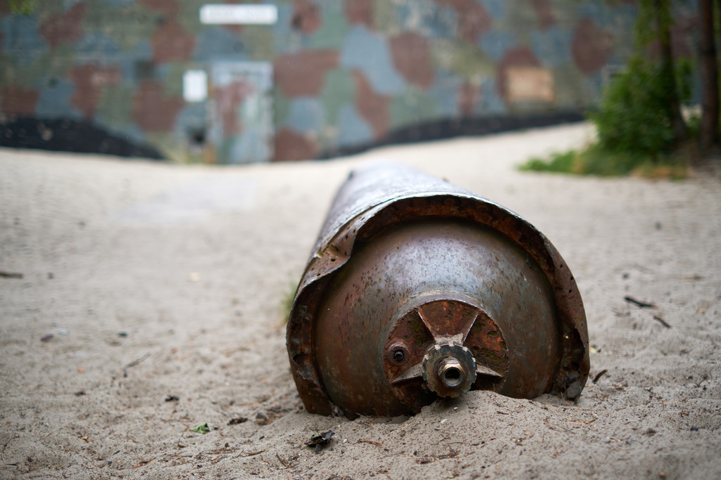 Bunkeranlage Memel Nord am Strand | Litauen - August 17, 2022: Wanderung im Naturpark Pajuris; Bunkeranlage Memel Nord am Strand. - Realisiert mit Pictrs.com