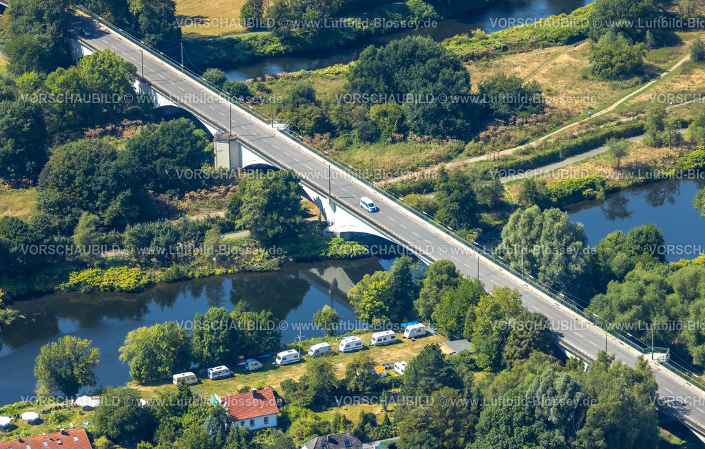Witten220808968 | Luftbild, Herbeder Ruhrbrücke, Wittener Straße, geplanter Neubau, Ostherbede, Witten, Ruhrgebiet, Nordrhein-Westfalen, Deutschland