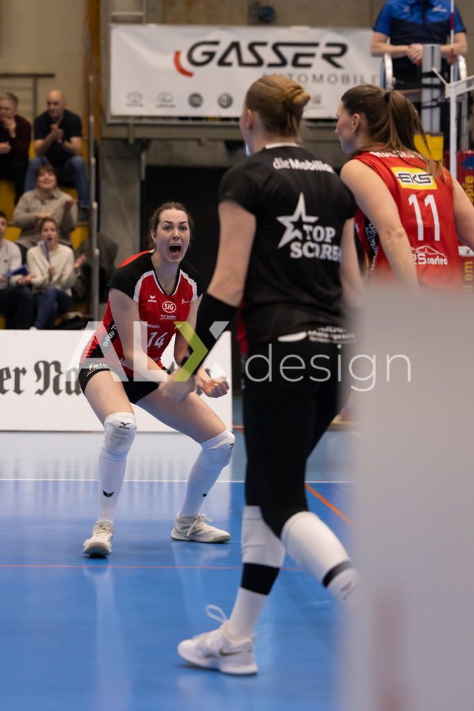 Volleyball I Frauen I Saison 2025-2026 I Volleyball NLA | Women I Round 16 I VC Kanti Schaffhausen - Viteos NUC I 31.01.2026 | 14 Josipa Marković (HR) (VC Kanti Schaffhausen) – Aussen - Realisiert mit Pictrs.com