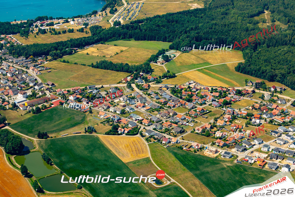 Das Luftbild der Stadt Steinberg am See wurde 2022 vom Flugzeug heraus erstellt (keine Drohnen-Aufnahmen) Aufnahmehöhe ca.450 Meter- hohe Bildauflösung und Druck-Qualität. Garantiert!