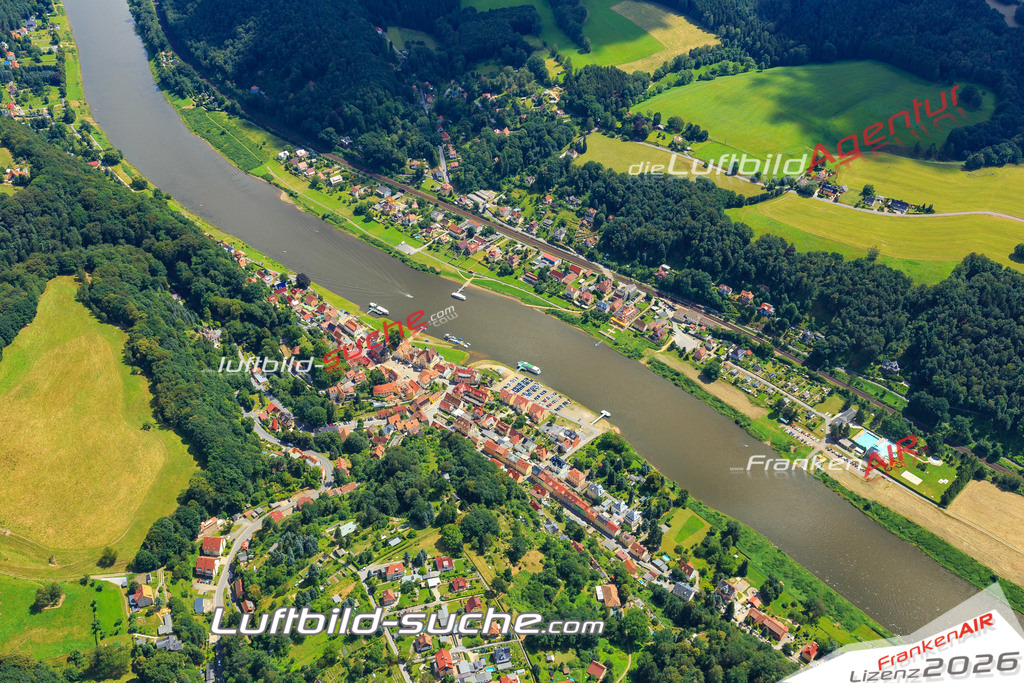 Luftbild von  Stadt-wehlen - Luftaufnahme wurde 2016 von https://frankenair.de mittels Flugzeug (keine Drohne) erstellt - die Geschenkidee