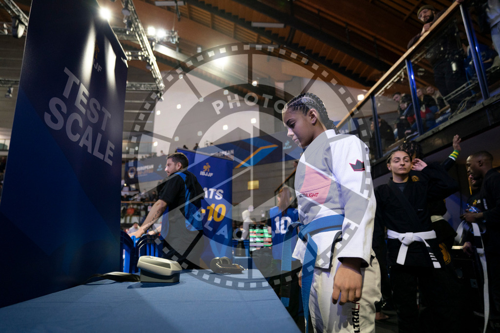 20240119PBB0482 | Fighters compete during the IBJJF European Championship in Paris, France, on January 19, 2024.