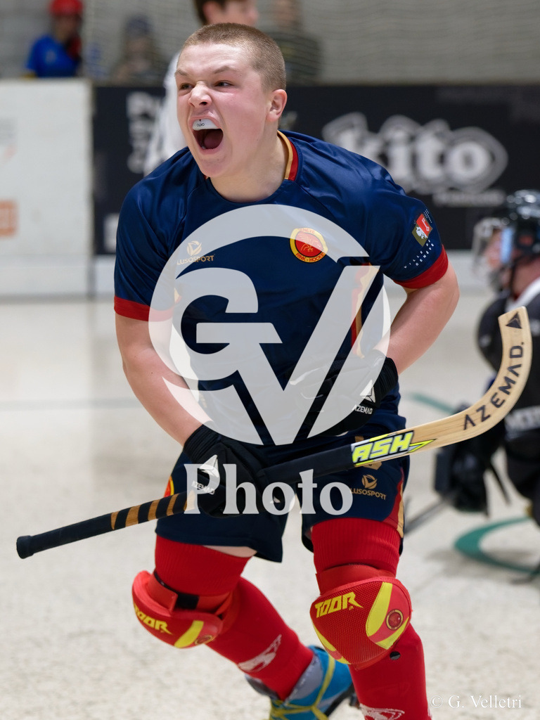 U17  - SC Thunerstern  v Geneve RHC A  |  during the U17  match between SC Thunerstern  and Geneve RHC A  at Centre sportif de la queue d'arve in Geneve, Switzerland