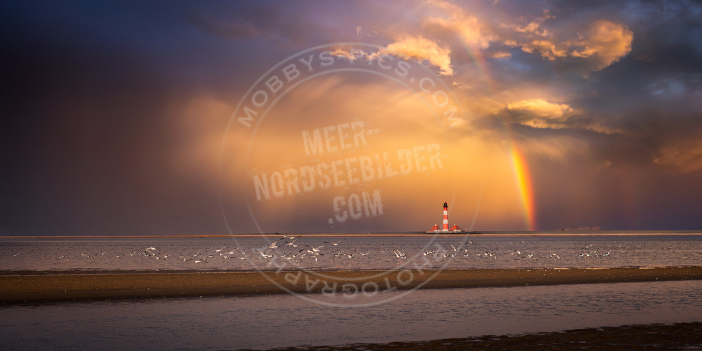 Regenbogen über Westerhever | Westerheversand