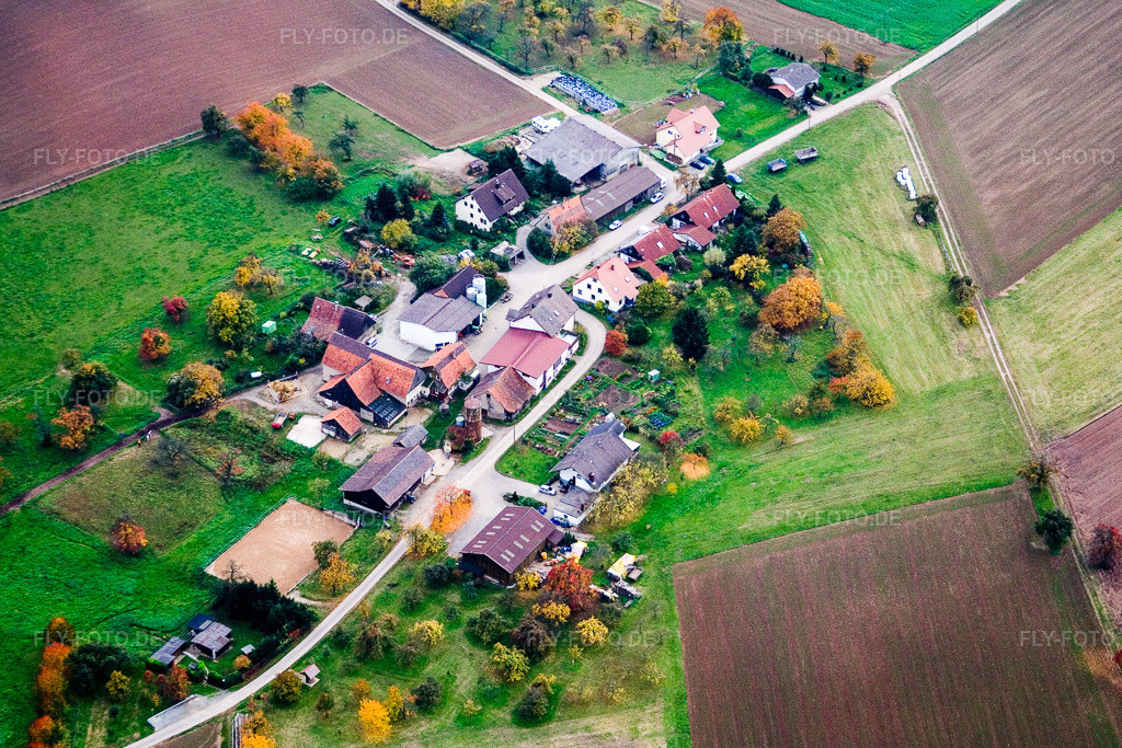 Luftbild: Neunkirchen, Leidenharterhof in Neunkirchen im Bundesland Baden-Württemberg in Deutschland. Foto: IMG_14258.jpg vom 12.10.2008 durch Werner Riehm/FLY-FOTO.de