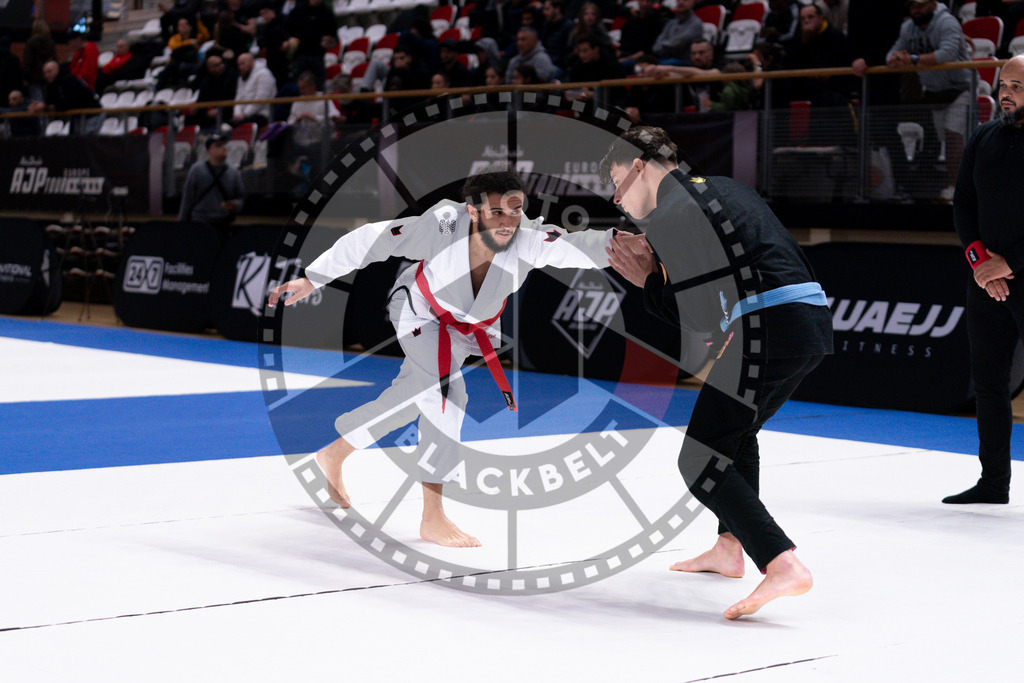 20241013PBB0527 | Athletes compete during the AJP Tour Europe Continental Jiu-Jitsu Amateurs & Masters Championship on October 13, 2024 in Almere near Amsterdam, Netherlands. © Chiara Dazi / photoblackbelt