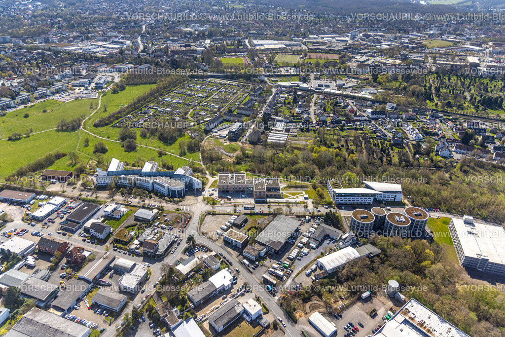 Witten220401121 | Luftbild, Universität Witten Herdecke, Annen, Witten, Ruhrgebiet, Nordrhein-Westfalen, Deutschland