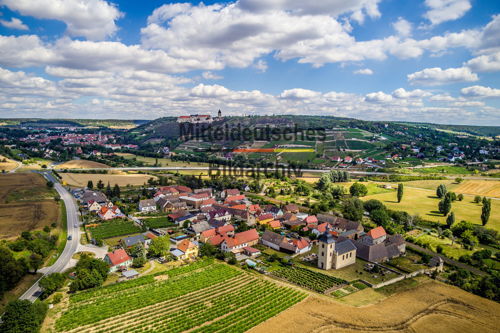 Freyburg Schloß Neuenburg-0004 | Freyburg an der Unstrut im Hintergrund Schloss Neuenburg, vorne Nißmitz - Realisiert mit Pictrs.com