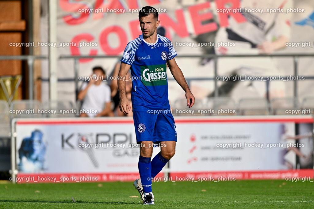SAK vs. SV Dellach Gail | #10 Samir Nuhanovic SV Dellach Gail, SAK vs. SV Dellach Gail, SAK vs. SV Dellach Gail am 14.08.2025 in Klagenfurt (Sportpark Welzenegg), Austria, (Photo by Bernd Stefan)