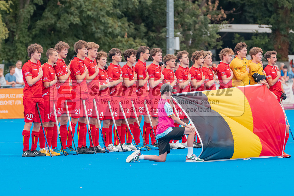 HK_20230716_102788 | Euro Hockey MU18 Boys Finale Belgium vs Germany Championship Girls & Boys am 16.7.2023 CHTC , Krefeld ,