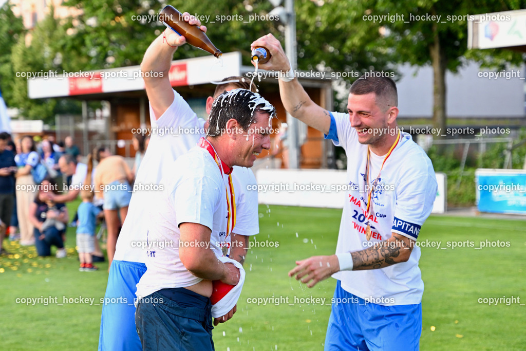 Villacher Bier Cup 2022/23 Siegerehrung SAK vs. SV Dellach Gail 17.6.2023 | hockey sports photos, Pressefotos, Sportfotos, hockey247, win 2day icehockeyleague, Handball Austria, Floorball Austria, ÖVV, Kärntner Eishockeyverband, KEHV, KFV, Kärntner Fussballverband, Österreichischer Volleyballverband, Alps Hockey League, ÖFB, 