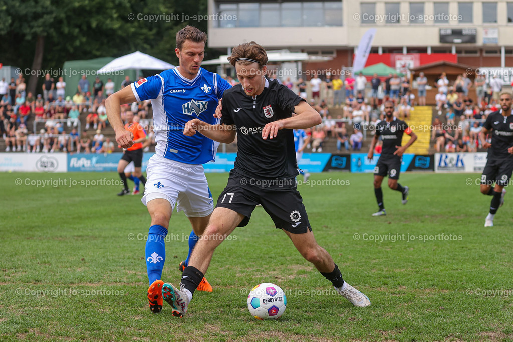 Giessen_Darmstadt (157) | 16.07.2023; Testspiel; Waldstadion Gießen; FC Gießen - SV Darmstadt 98; Ergebnis: 2:0 (0:0)