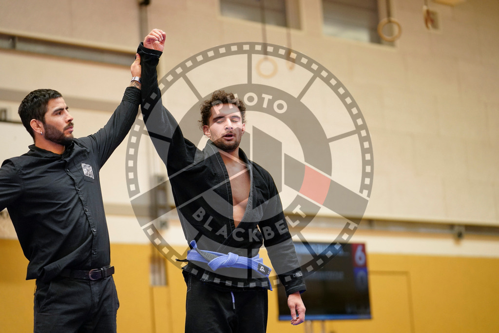 20240203PBB05633 | Fighters compete during the Brazilian Jiu-Jitsu Championship of the AJP Tour in Maintal by Frankfurt am Main, Germany, on February 2, 2024.
