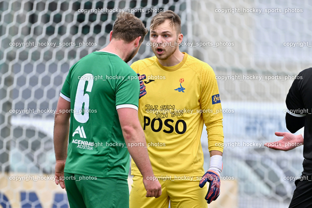 SAK vs. VST Völkermarkt | #6 Lukas Ladinig VST Völkermarkt, #99 Arian Rener SAK, SAK vs. VST Völkermarkt, SAK vs. VST Völkermarkt am 21.03.2026 in Klagenfurt (Sportpark Welzenegg), Austria, (Photo by Bernd Stefan)