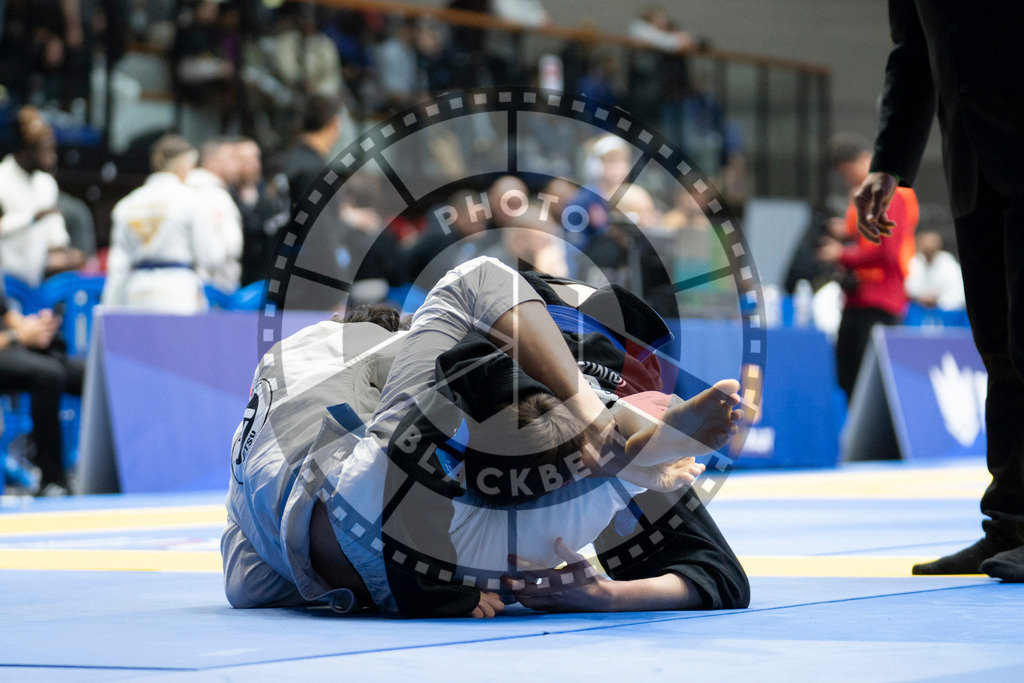 20240119PBB2117 | Fighters compete during the IBJJF European Championship in Paris, France, on January 19, 2024.