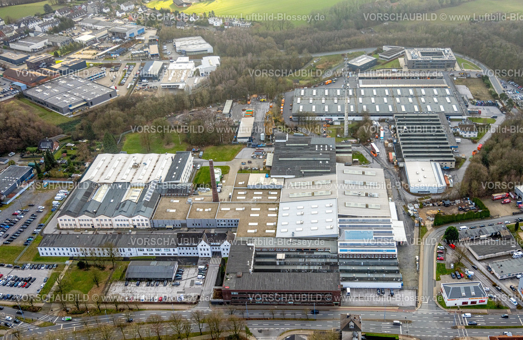 Velbert251201122 | , Luftbild, Gewerbegebiet Oberste Kamp, Velbert, Bergisches Land, Nordrhein-Westfalen, Deutschland