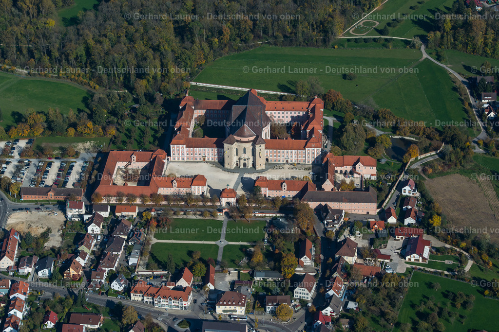 3704992 | ULM 16.10.2017 Das Kloster Wiblingen bei Ulm ist eine ehemalige Benediktinerabtei im Bundesland Baden-Württemberg. // The monastery Wiblingen in Ulm is a former Benedictine abbey in the state of Baden-Wuerttemberg. Foto: Gerhard Launer