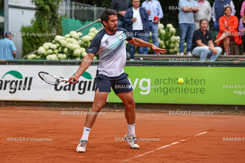 HTC Blau-Weiß Krefeld - LTTC Rot-Weiß Berlin  | Krefeld, Deutschland 21.07.2023, Federico Gaio (HTC Blau-Weiß Krefeld) gegen Alvaro Lopez San Martin (LTTC Rot-Weiss Berlin) ,

bei der 2. Tennis Bundesliga Nord Begegnung zwischen HTC Blau-Weiß Krefeld und LTTC Rot-Weiß Berlin am 21.07.2023 in Krefeld.

(Foto: BRAUER-Fotoagentur)
 
