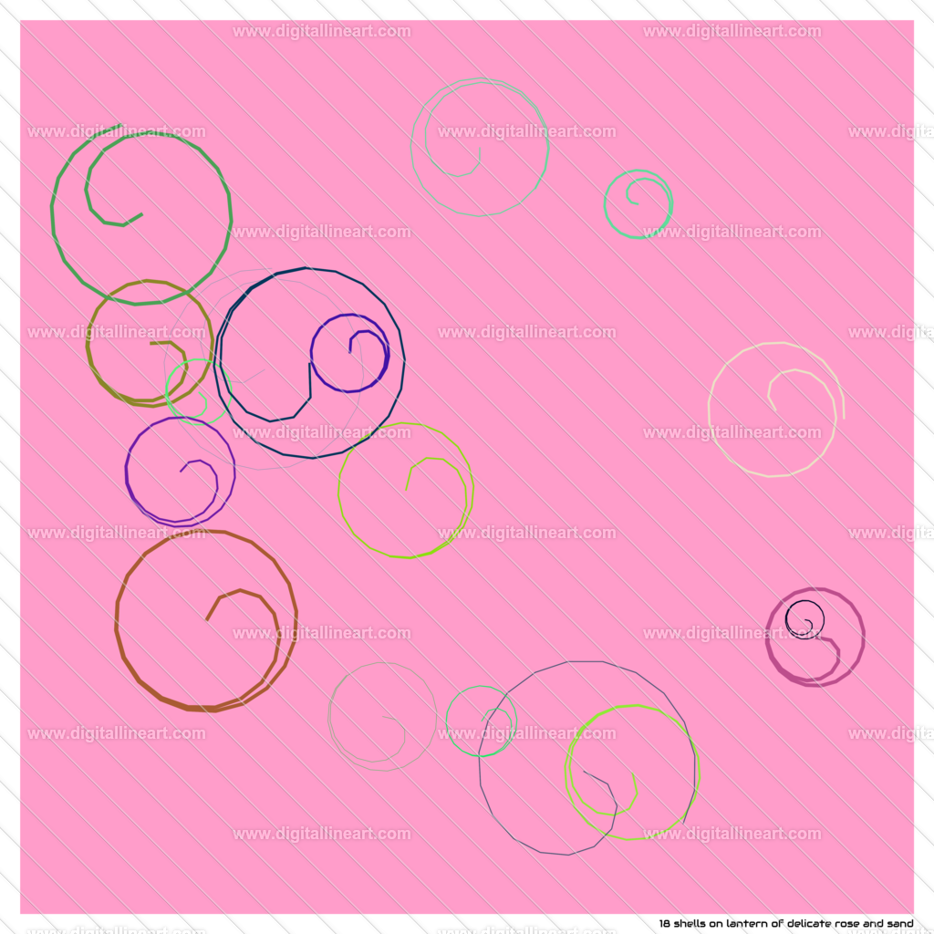 18-shells-lantern-of-delicate-rose-and-sand | digitallineart - Realisiert mit Pictrs.com