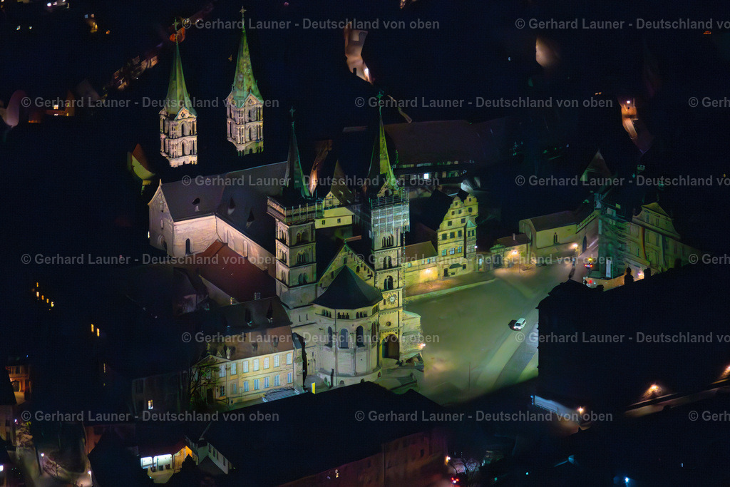 3901779 | Dom zu Bamberg, Nachtaufnahme