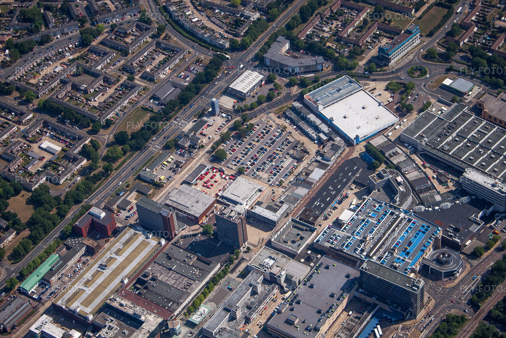 Aerial view: View of the town in Basildon in the state England, Great Britain.Photo: IMG_58660.jpg taken on 07/18/2013 by Werner Riehm/FLY-FOTO.comResolution of the original: 4752 x 3168 px