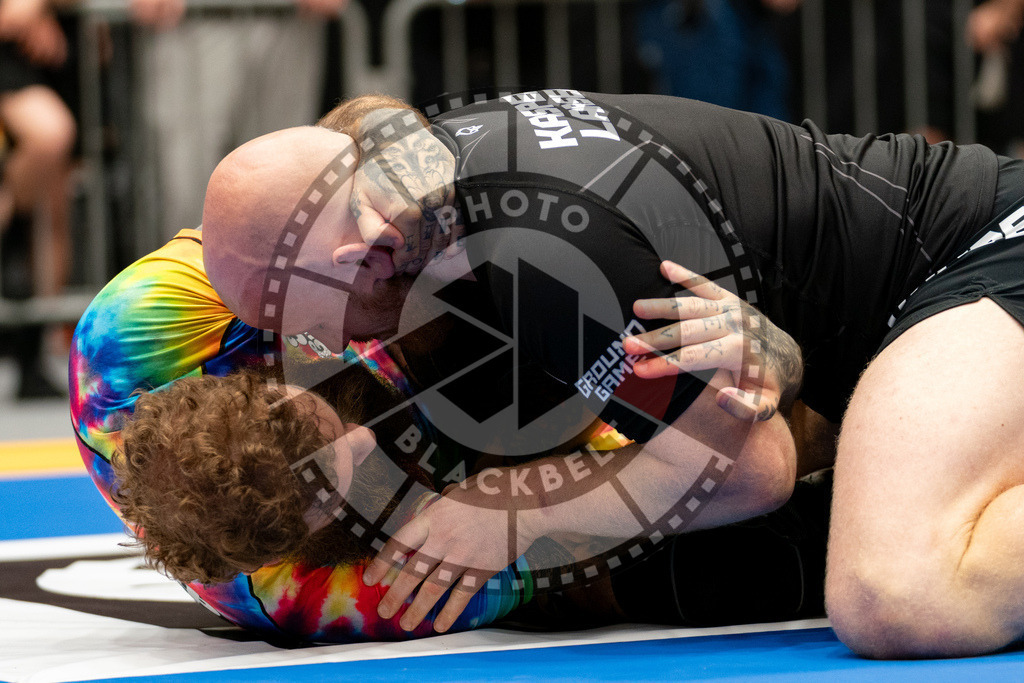 20230916PBB3311 | Fighters compete during the grappling tournement ADCC Trials (European, Middle East and African Championship) in Warsaw, Poland, on September 16, 2023.