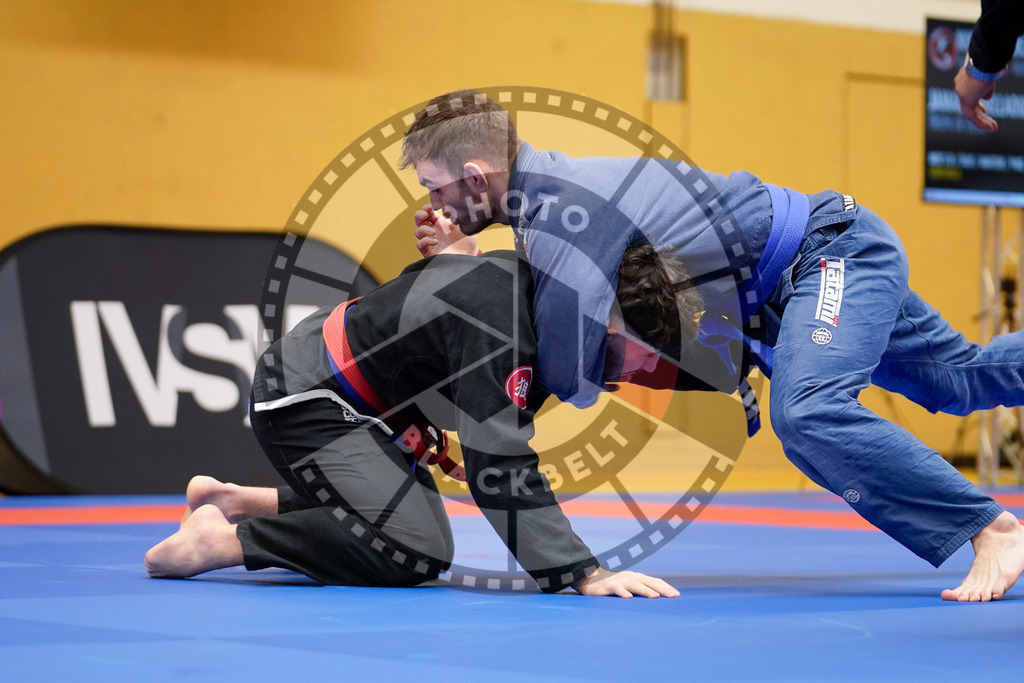 20240203PBB05696 | Fighters compete during the Brazilian Jiu-Jitsu Championship of the AJP Tour in Maintal by Frankfurt am Main, Germany, on February 2, 2024.