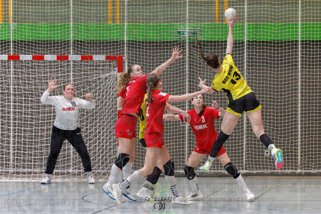 Hessenmeisterschaft wJC - Finale; HSG Kleenheim - HSG Weiterstadt/ Braunsh.Worf. | Hessenmeisterschaft wJC - Finale; HSG Kleenheim - HSG Weiterstadt/ Braunsh.Worf. am 22.03.2025 in Biedenkopf (Sporthalle Lahntalschule)Photo © 2025 - Jörg Heinrich - Realisiert mit Pictrs.com