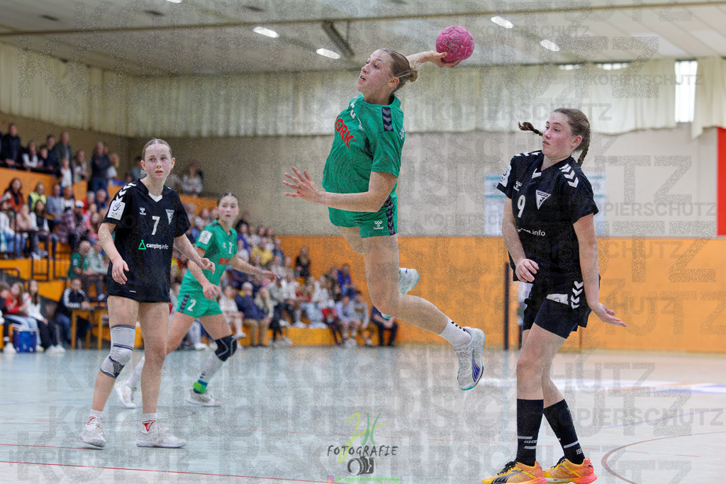 2024-10-19_138 | Jugendbundesliga B-Jugend weiblich; HSG Kleenheim/Langgöns - Longericher SC am 19.10.2024 in Oberkleen (Weidig-Halle) - Realisiert mit Pictrs.com
