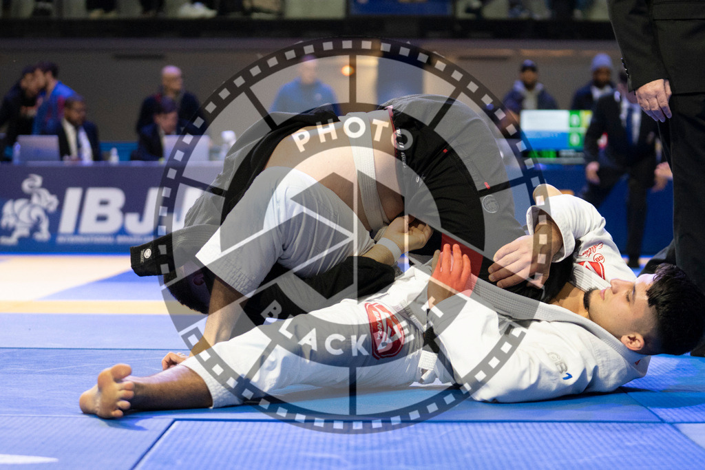 20240119PBB0566 | Fighters compete during the IBJJF European Championship in Paris, France, on January 19, 2024.