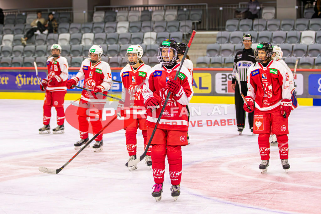 Eishockey DEBL 2023/24 | Eishockey DEBL 2023/24, KAC Frauen - Villach Lady Hawks am 27.09.2023 in Klagenfurt (Heidi Horten Arena), Austria, (Photo by Ernst Krawagner sport-fan.at) - Realisiert mit Pictrs.com
