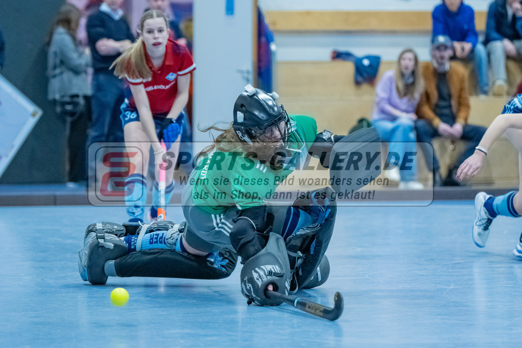 HK_20240303_109234 | Spiel um Platz 3 Deutsche Meisterschaft WU16 am 3.3.2024 Halle DHC, Düsseldorf ,